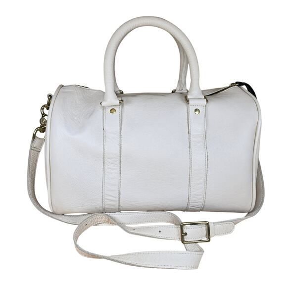 *Rare* Clare V Los Angeles Grande Pepe Leather Barrel Crossbody Bag Leather - Picture 1 of 13